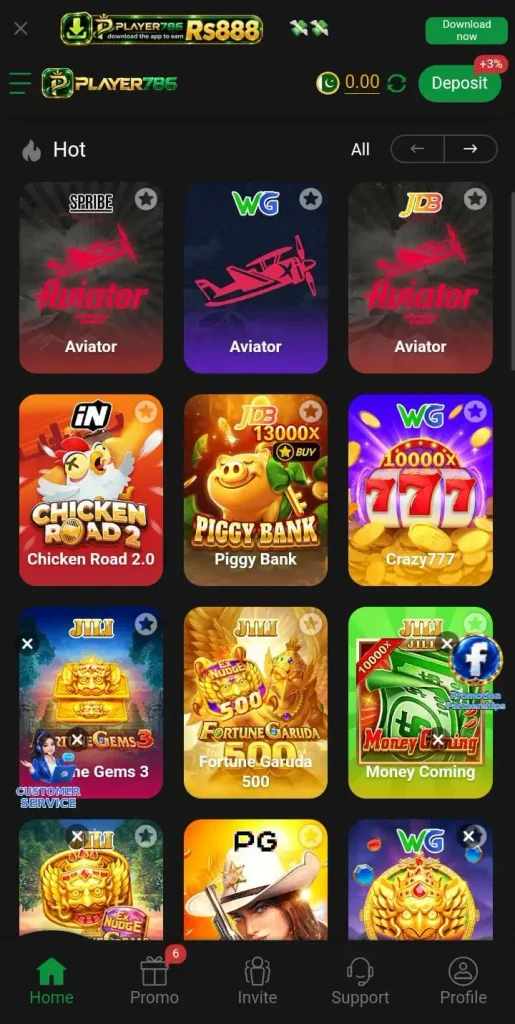 PLAYER786 Game